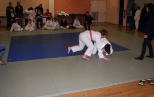 Laurine en pleine action
