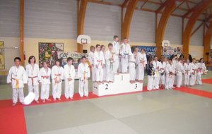 Podium Equipe benjamins/benjamines