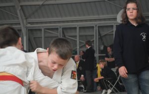 Maxence en pleine action