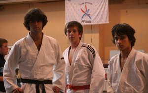 Clément, Stéphan et Sylvain concentrés