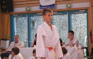 Aurélien lors du Salut avant de combattre