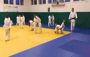 Coutances Judo cours des Mini- Poussins